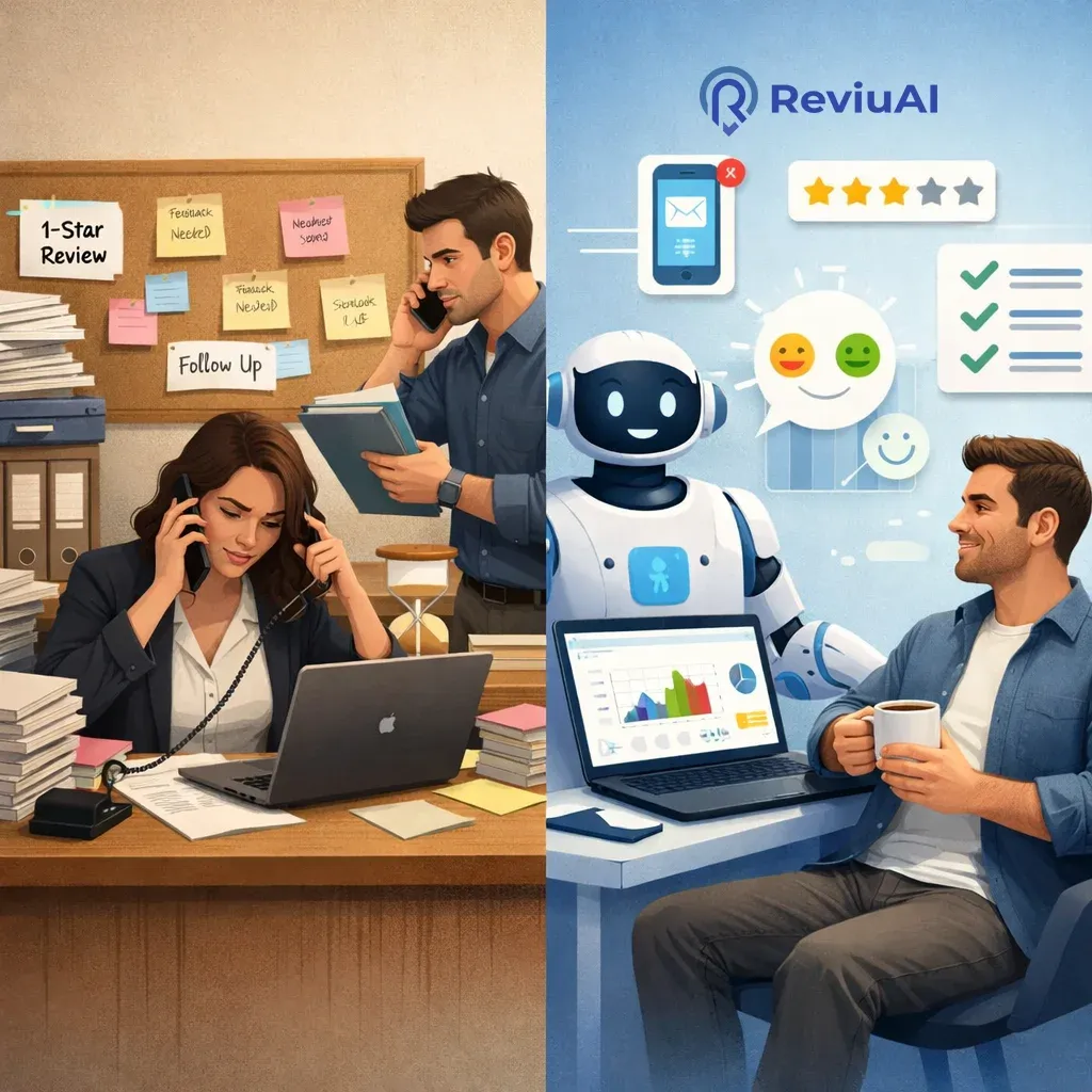 ReviuAI vs Traditional Review Management: A Side-by-Side Comparison