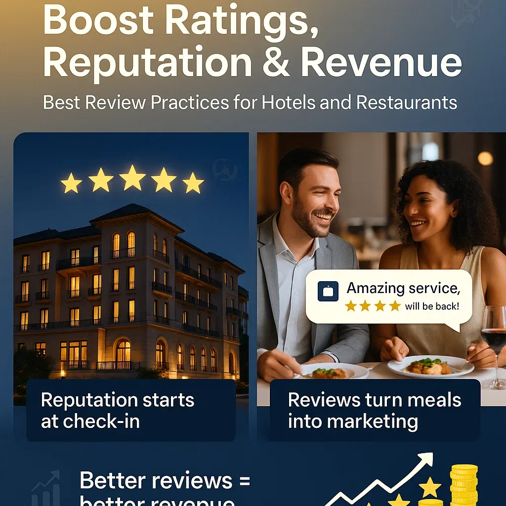 Boost Ratings, Reputation & Revenue: Best Review Practices for Hotels and Restaurants