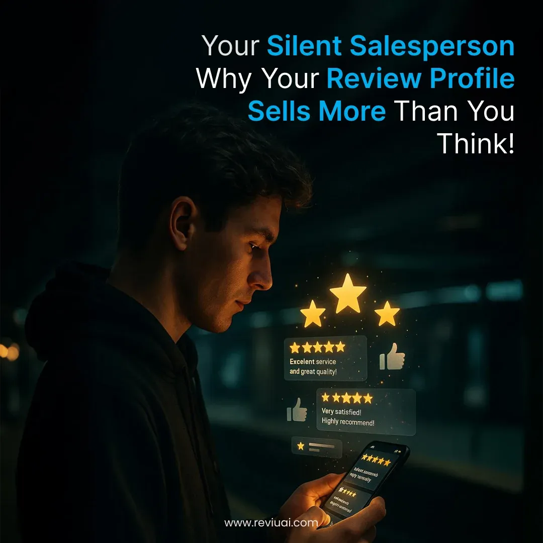 Your Silent Salesperson - Why Your Review Profile Sells More Than You Think!